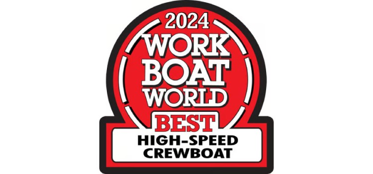 Bilde til saken ESNA design awarded Best High-Speed Crewboat 2024